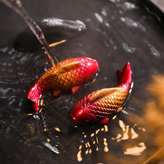 "Fish Tea Pets: Symbolizing Prosperity and Flow in Your Tea Ceremony"