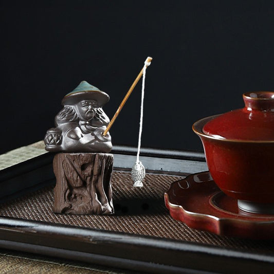 "The Fisherman Tea Pet: Embodying Patience and Abundance in Your Tea Ritual"