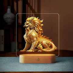 Kirin ornaments, new Chinese style desktop decoration, national trend living room opening gift, porch national style gift to attract wealth and fortune