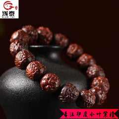 Indian Kirin bracelet carved Buddhist beads bracelet sandalwood play Kirin bracelet hand piece 1.5cm*15 pieces