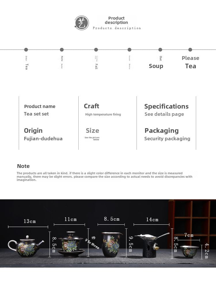 [Kaolin material] Enamel handmade ceramic silver-plated tea set 999 silver automatic tea set Kung Fu teacup tea brewing household teapot