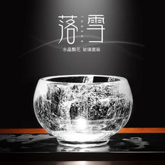 [Exquisitely handmade] Crystal tea cup personal cup host cup special tea cup jade porcelain glass Chinese tea cup Jianzhan guest cup insulation