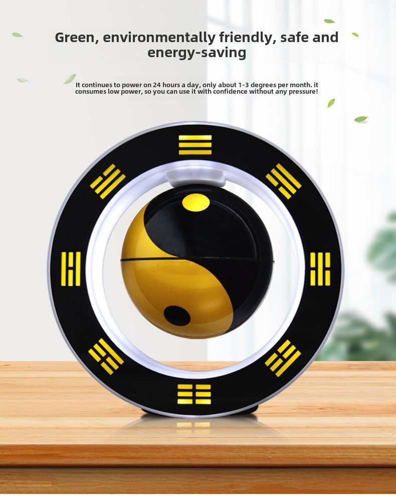 Tai Chi ball magnetic suspension ornaments rotating fortune-attracting eight trigrams feng shui ball porch room office energy ball opening gift