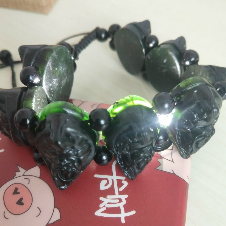 Dragon turtle bracelet natural jade black jade longevity turtle bracelet black jade bracelet jade bracelet