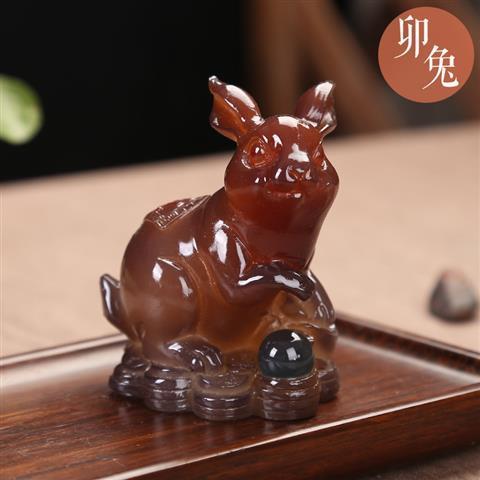 12 Chinese Zodiac Animals Rat Ox Tiger Rabbit Dragon Snake Horse Sheep Monkey Chicken Dog Pig Color Changing Tea Playing Tea Pet Ornaments Tea Tray