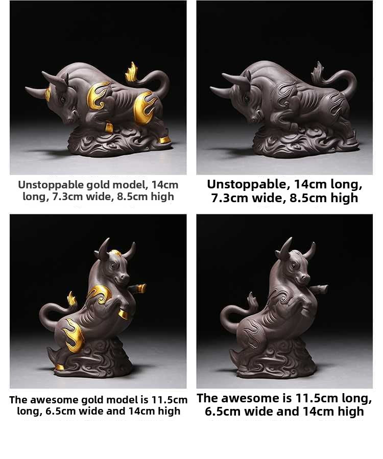 Purple sand tea pet ornaments can be used for home use to attract wealth, dragon turtle, pixiu, golden toad, office tea toys, fine tea ceremony accessories