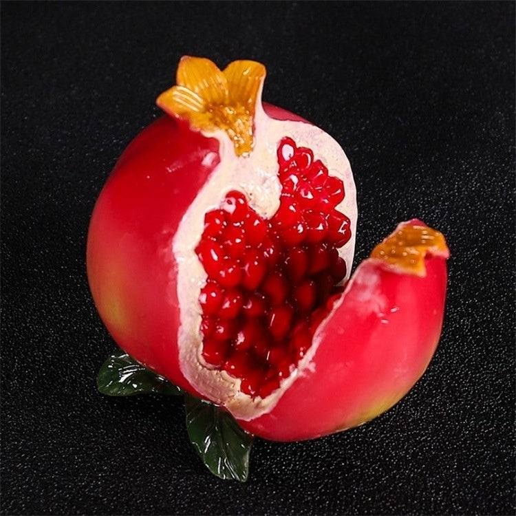 Color Changing Lychee Bayberry Durian Pomegranate Peach Fruit Tea Pet Ornaments