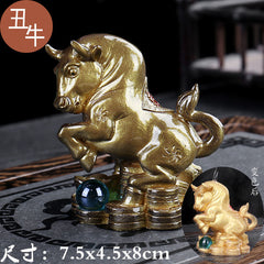 Color changing twelve zodiac animals tea pet ornaments lucky tea toys animal rat ox tiger rabbit dragon snake horse sheep monkey chicken dog pig