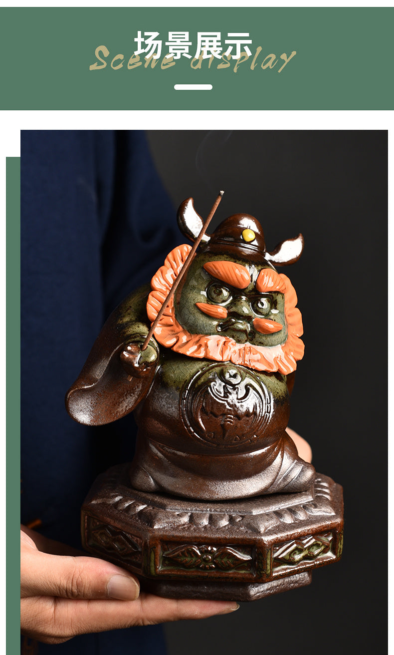 Qingshui Laoyan awakening lion tea pet ornaments can be raised on the tea table to attract wealth, personality, cute, creative desktop tea ceremony boutique accessories