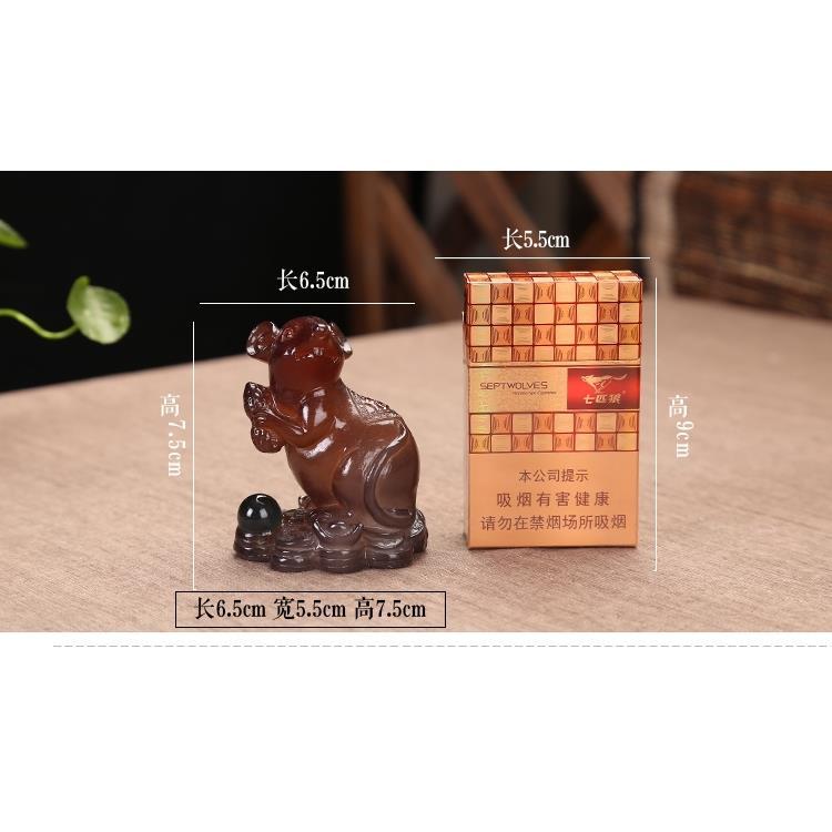 12 Chinese Zodiac Animals Rat Ox Tiger Rabbit Dragon Snake Horse Sheep Monkey Chicken Dog Pig Color Changing Tea Playing Tea Pet Ornaments Tea Tray