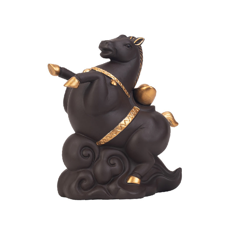 Creative twelve zodiac purple sand tea pet ornaments, you can immediately have money to raise tea ceremony boutique fortune zodiac tea set accessories