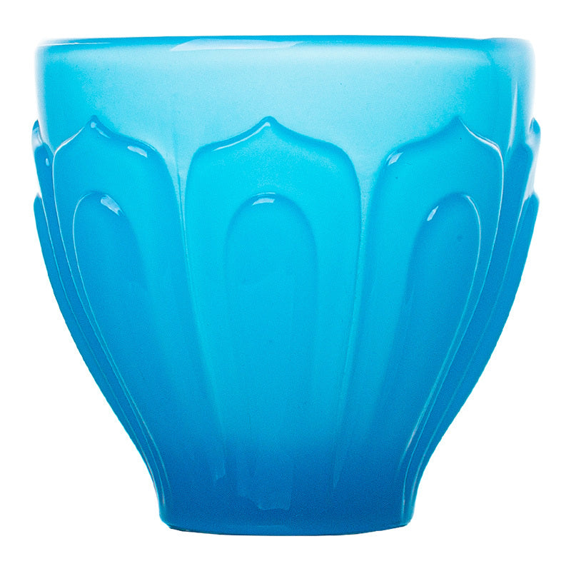 [Transparent cup body] Rongshantang Ice Blue Jade Porcelain Lotus Master Cup Tea Tasting Glass Zen Large Single Cup Jianzhan Tea Cup Kung Fu Tea Set