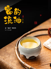 [Master Class] Teacup Master Cup Ceramic Tea Set Creative Single Cup High-end Teacup Personal Tea Cup