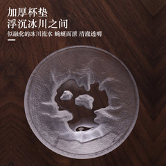 [Rich aroma] Crystal glass tea cup, high-value tea cup, home Chinese style Kung Fu tea set, high-end personal tea cup