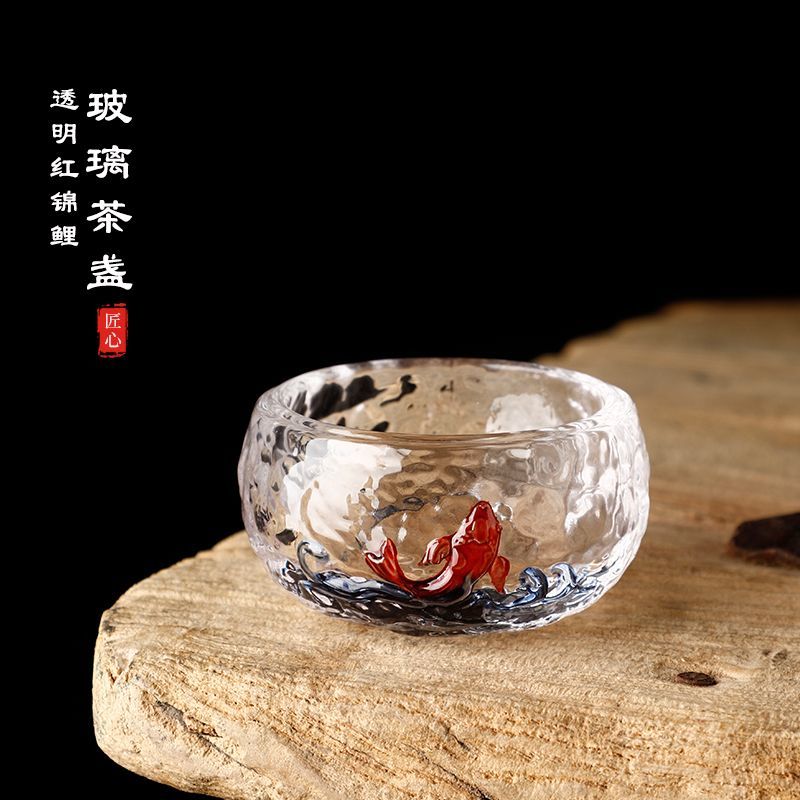 There is fish every year. The owner's cup teacup is personal and high-end for men and women. Jianzhan Kungfu tea set teacup single cup