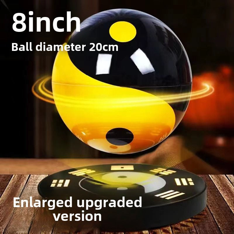 Tai Chi ball magnetic suspension ornaments rotating fortune-attracting eight trigrams feng shui ball porch room office energy ball opening gift